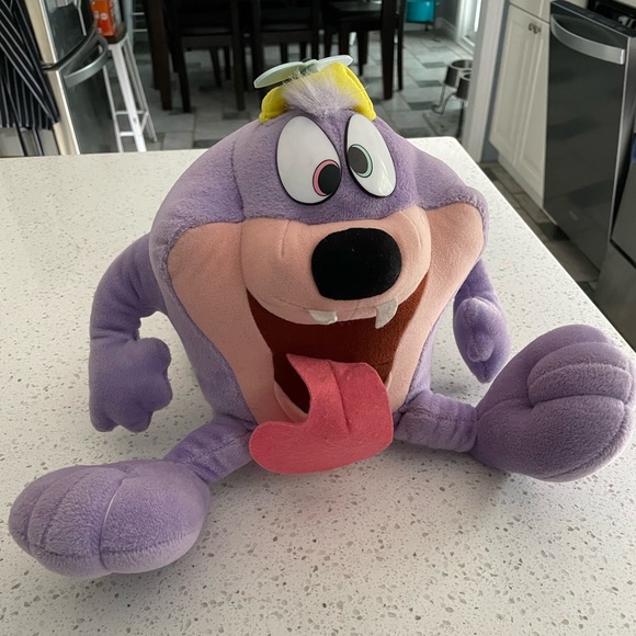 1990 Vintage Warner Bros Tiny Toons stuffed Baby Dizzy Devil - Picture 4 of 4